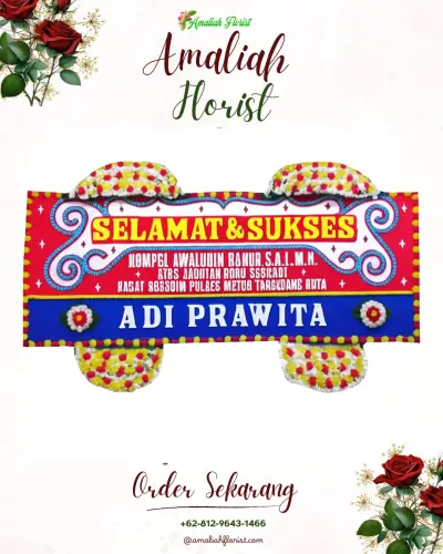 Karangan Bunga Ucapan Selamat di Jodipan